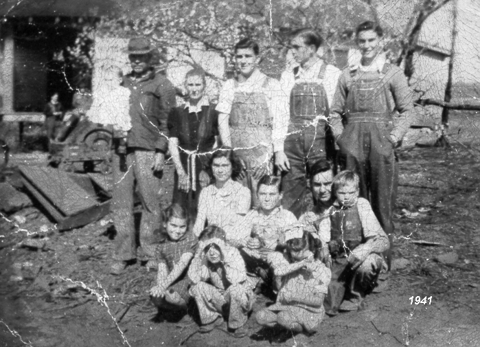 1941 Photo of the Parker family.
