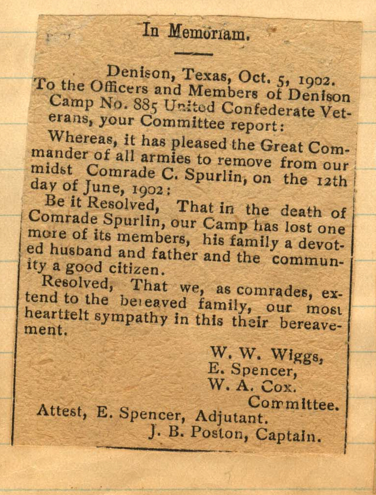 Crawford Spurlin...