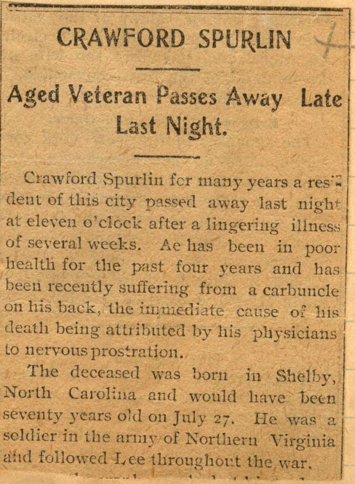 Crawford Spurlin...