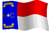 Official flag of the State of North Carolina...